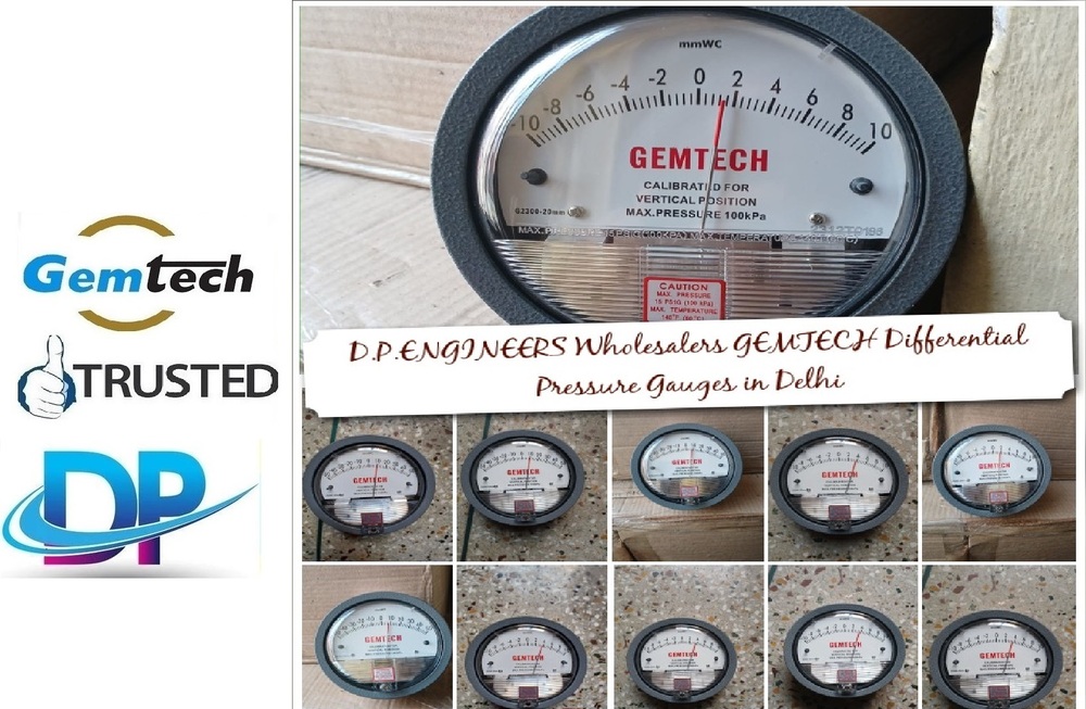 GEMTECH ! Differential Pressure Gauge Distributor For Damji Shamji Industrial Complex Kurla Maharashtra 400070