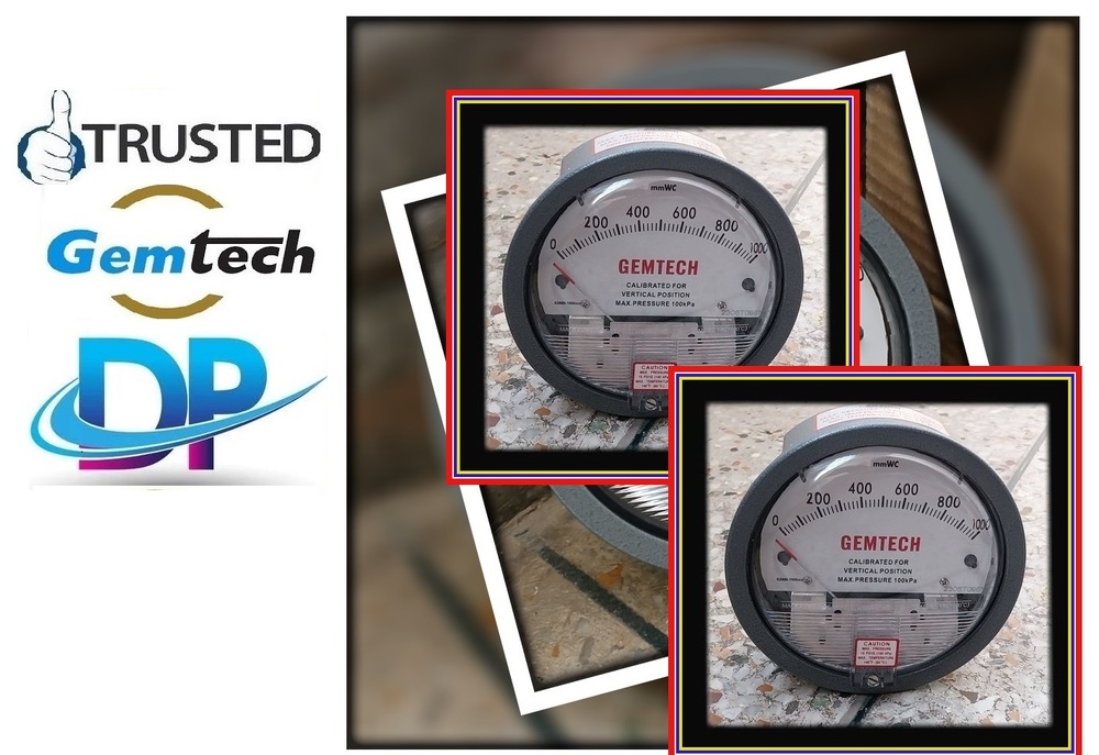 GEMTECH ! Differential Pressure Gauge Distributor For Damji Shamji Industrial Complex Kurla Maharashtra 400070