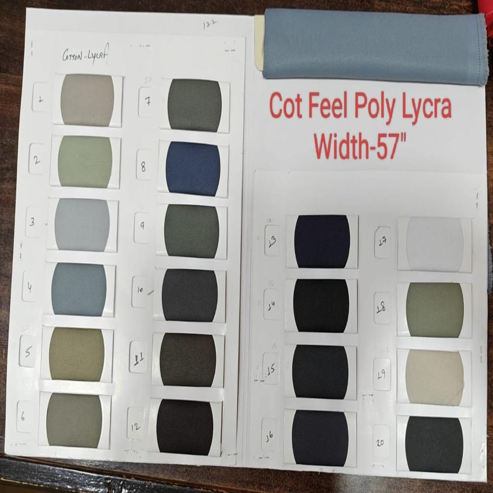 Satin Fabric Lycra For Boys Kids Trousees - Color: Different Available