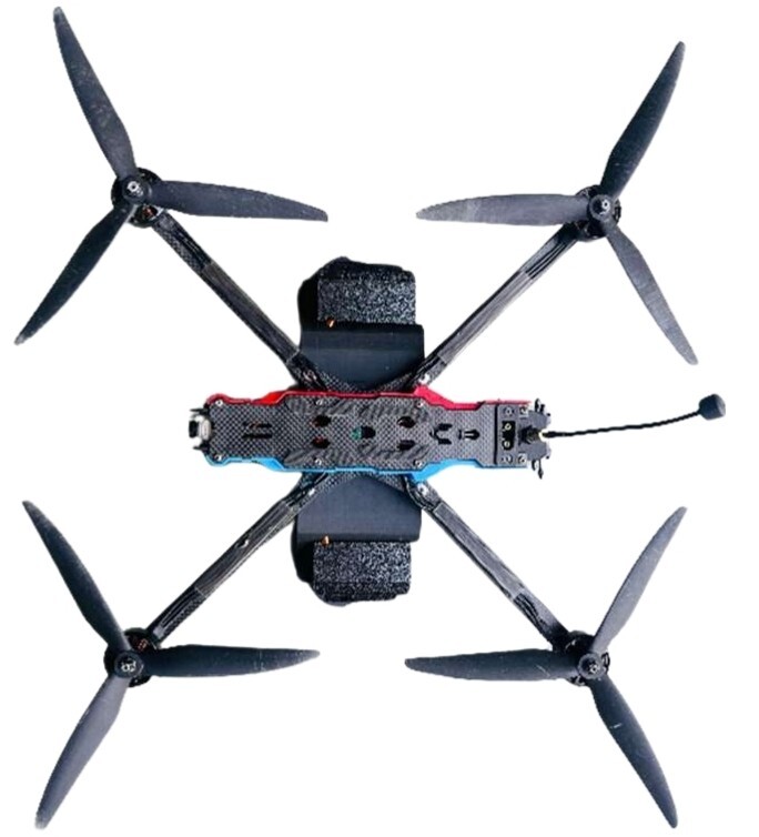 Fast Attack Quadcopter Grenade Dropping Drone