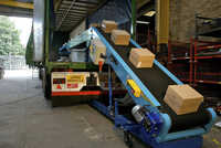 Belt And Lorry Loader Conveyor - Color: Blue