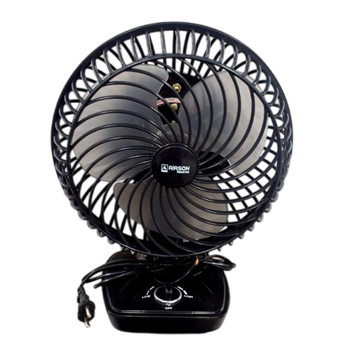 9 Inch Table Fan - Color: Black