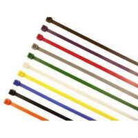 Nylon-pvc Cable Ties - Color: Multicolor