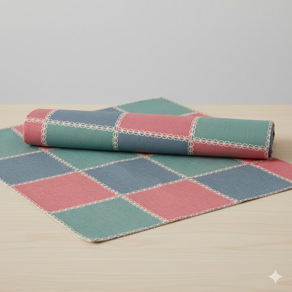 Designer Patchwork Cotton Fabric - Application: Garment Making
