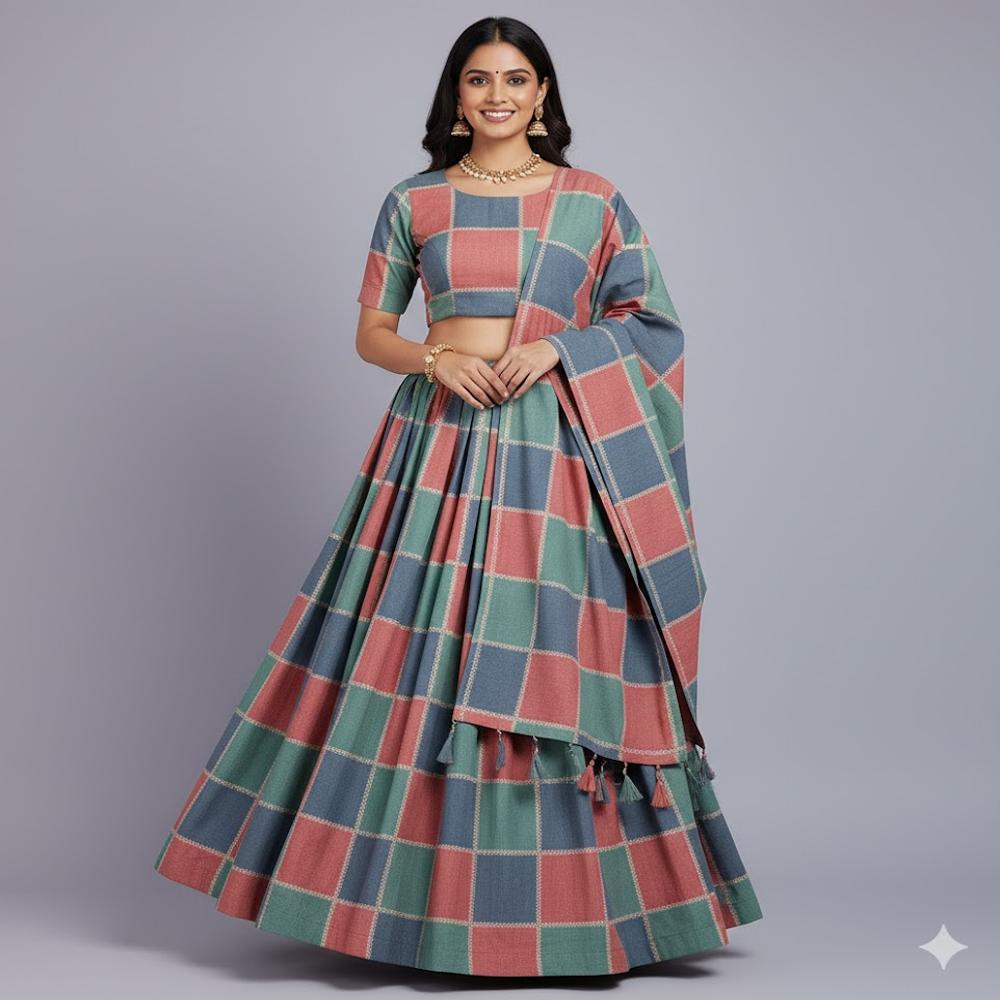 Designer Patchwork Cotton Fabric - Application: Garment Making
