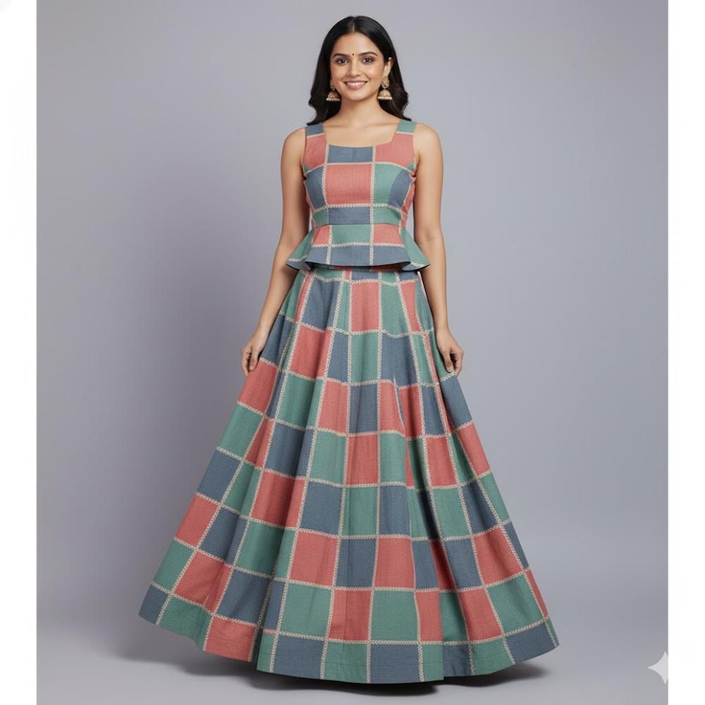 Designer Patchwork Cotton Fabric - Application: Garment Making