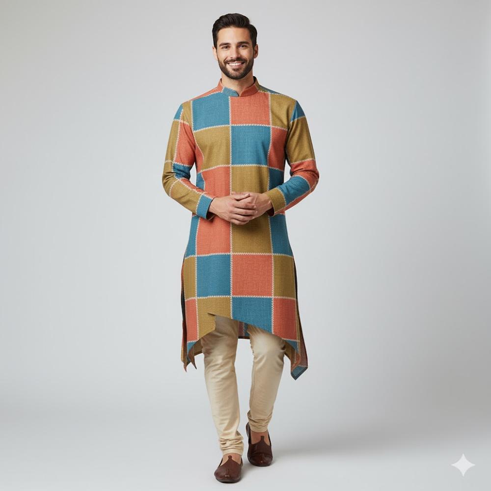 Designer Patchwork Cotton Fabric - Application: Garment Making