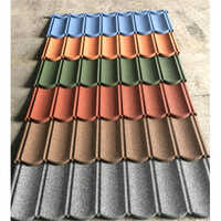 Elastic Stone-Coated Metal Roofing Tiles