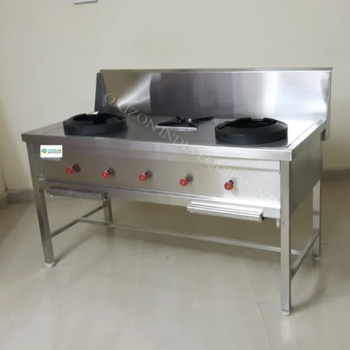 3 Burner Cooking Range - Features: Corrosion Resistance