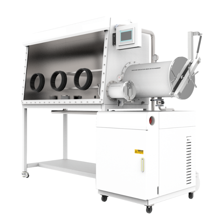 Inert Atmosphere Glove Box - Color: White & Blue