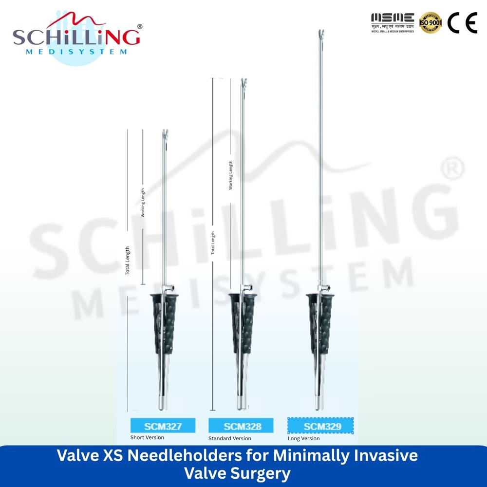 SCHILLING Valve XS Needleholders for Minimally Invasive
