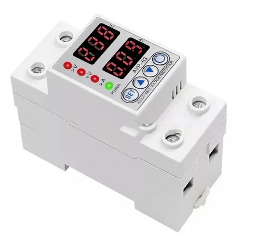 40-63Amp 230V Adjustabledigital Over Under Voltage Protector Relay Protection Din Rail - Frequency: 60 Hertz (Hz)