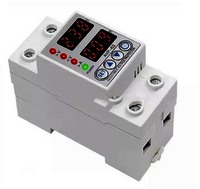 40-63amp 230v Adjustable, Digital Over Under Voltage Protector Relay Protection Din Rail - Frequency: 60 Hertz (hz)