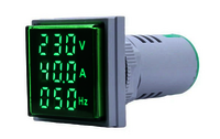 Single Phase Ac Digital Voltmeter - Color: White
