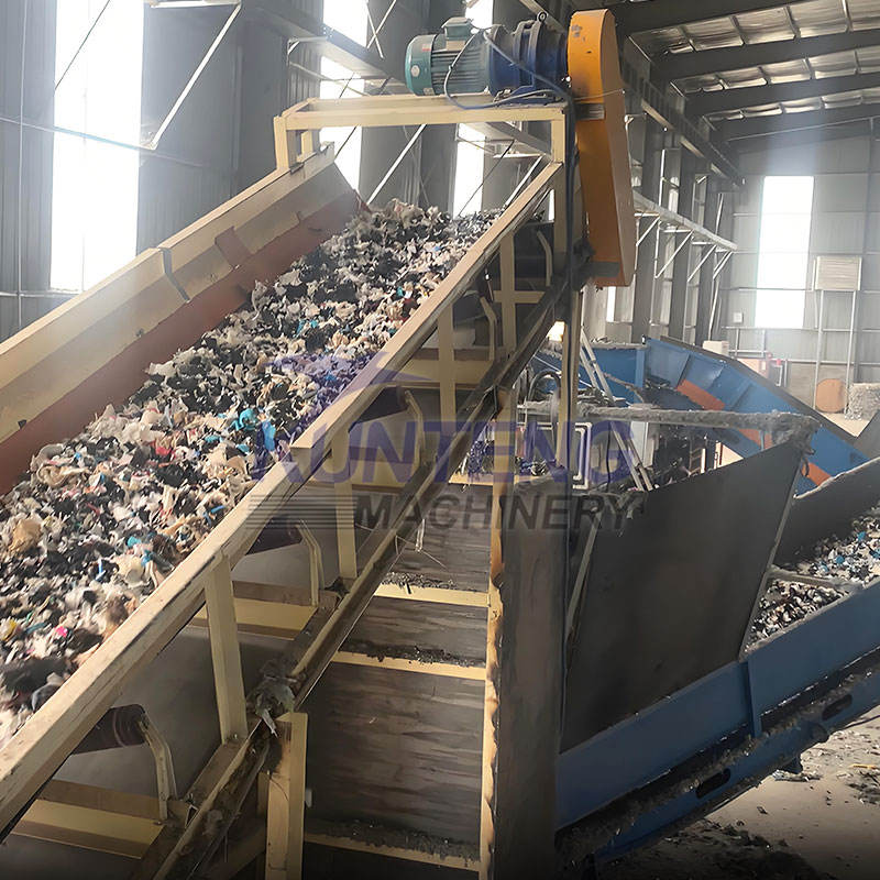 Industrial Waste Shredder Old Appliances Waste Furniture Household Plastic Recycling Shredder