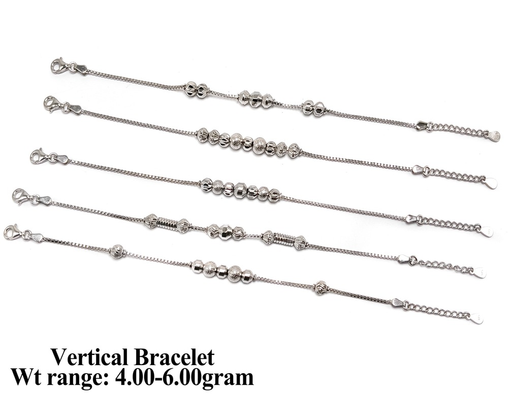 92.5 New Design silver Vertical bracelet