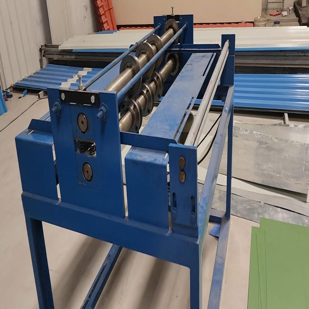 Automatic Roofing Sheet Making Machine Full Set - Color: Blue
