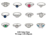 92.5 Silver Lrs Colour Stone