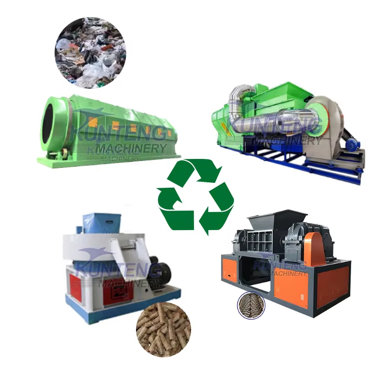 Municipal Waste Recycling Sorting Plant Household Waste Sorting Machine Waste To Rdf Fuel Power Generation Equipment - Application: Industrial