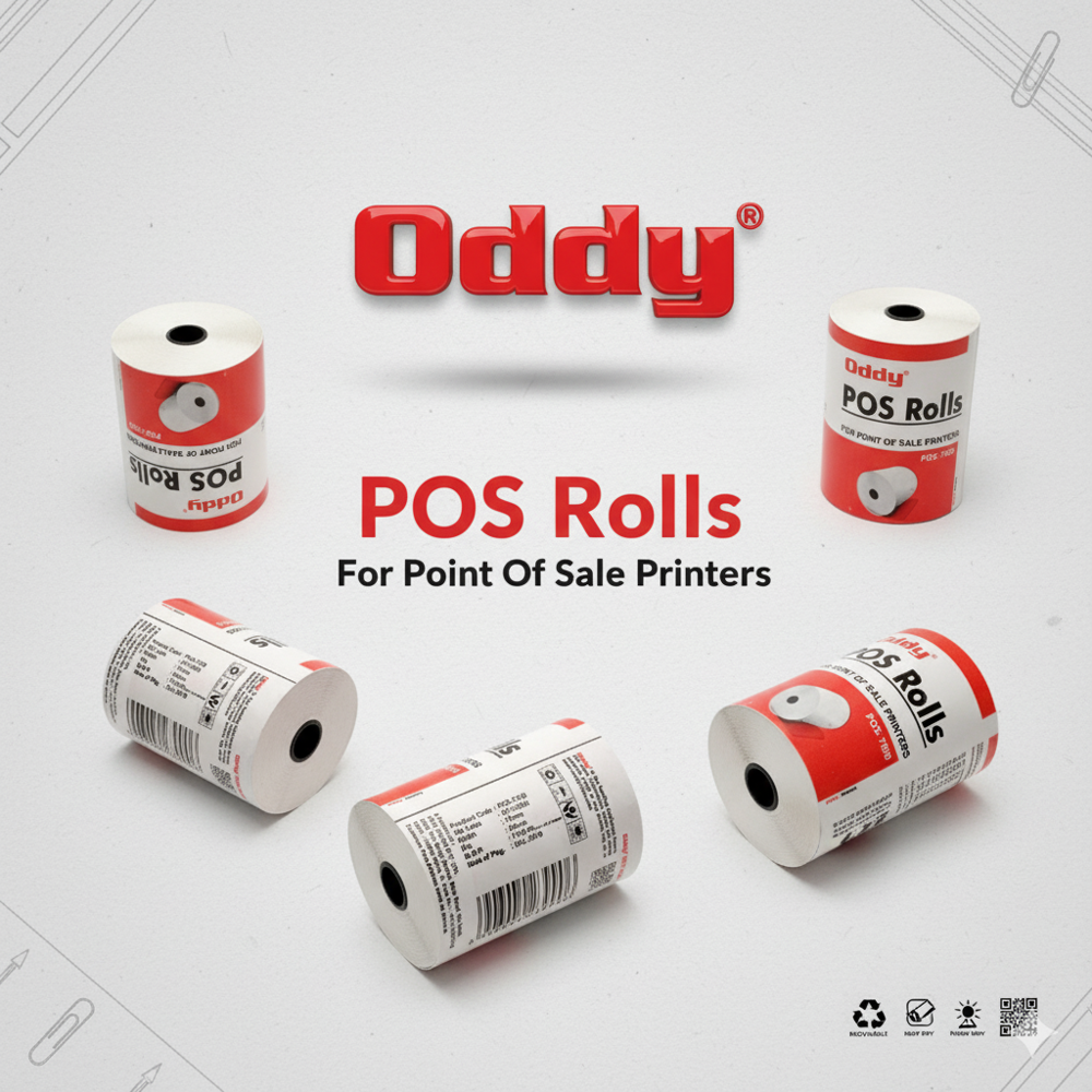 Thermal Paper Roll - Color: White