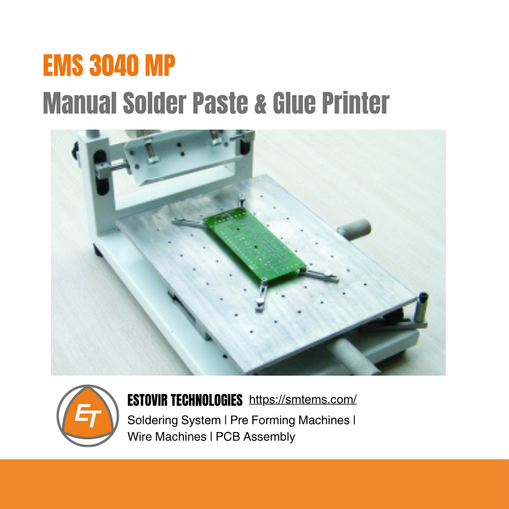Paste Glue Stencil Printer - Color: Silver