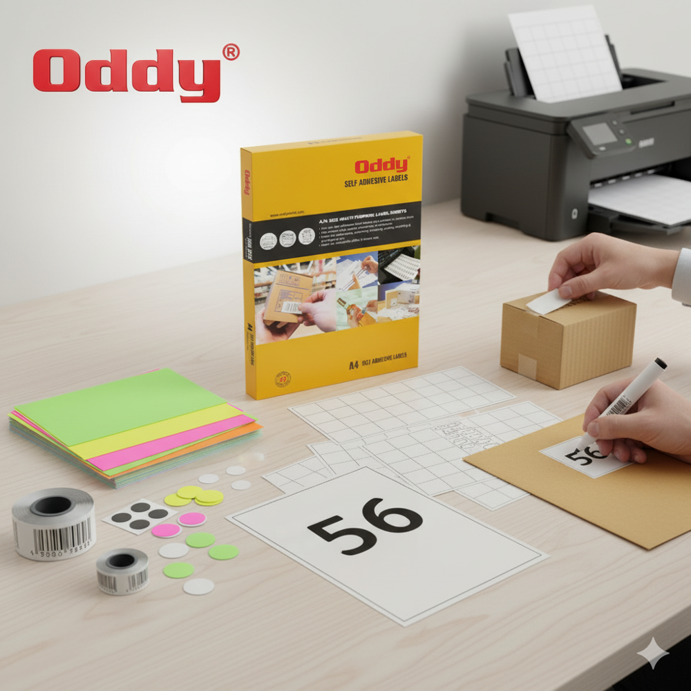 Sticker Label - Color: White