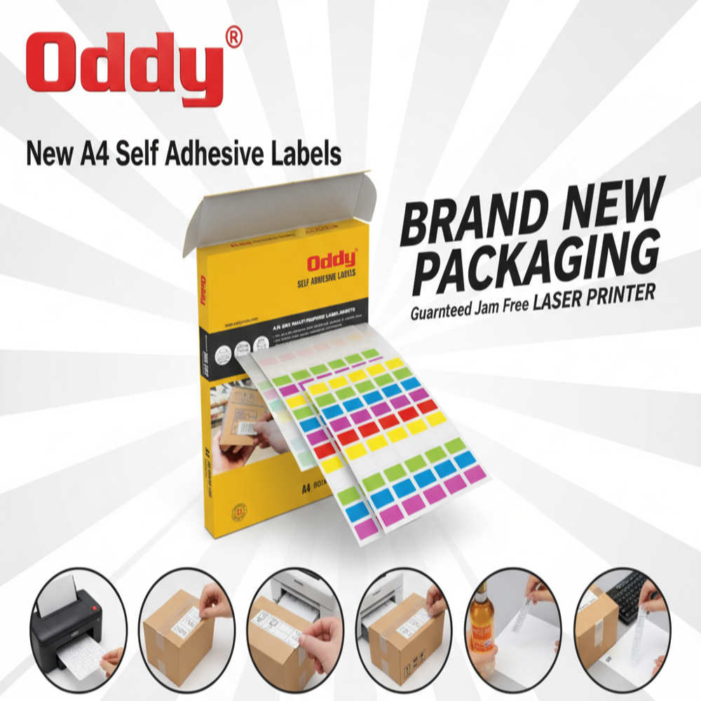 Sticker Label - Color: White