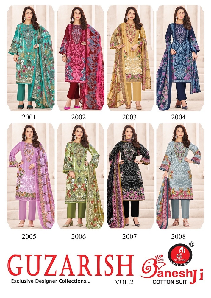 Ganeshji Guzaarish Vol-2  karachi Dress Material