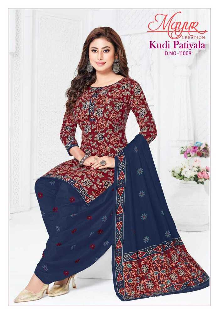 Mayur Kudi Patiyala Vol-11 A Dress Material - Color: Multicolor