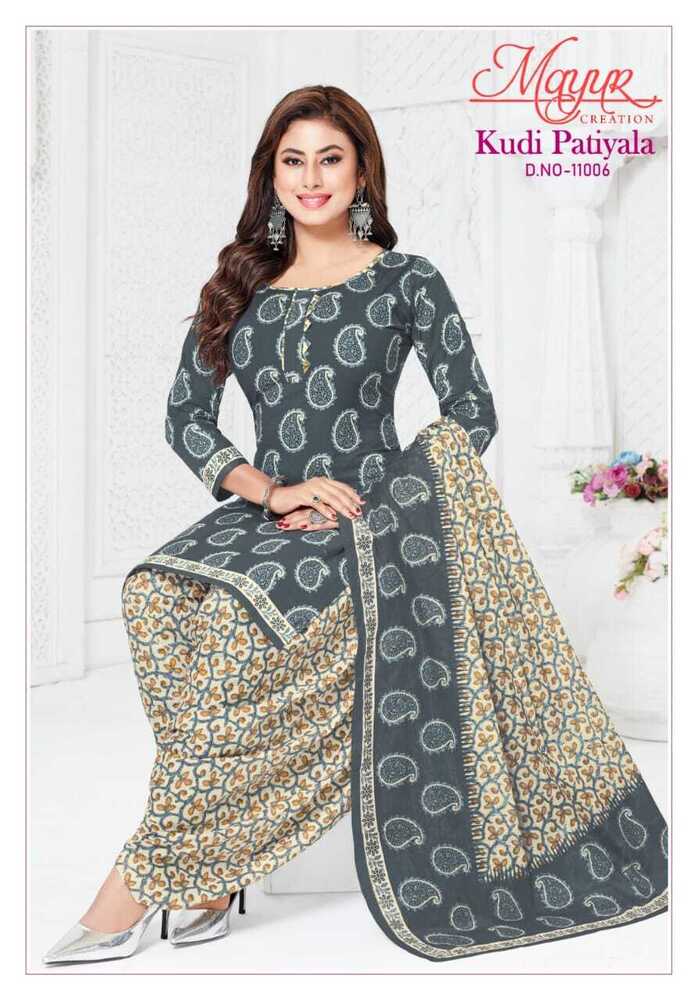 Mayur Kudi Patiyala Vol-11 A Dress Material - Color: Multicolor
