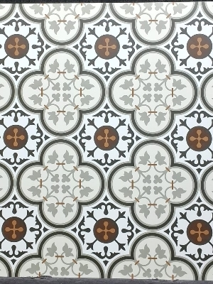 Keracon floor tiles