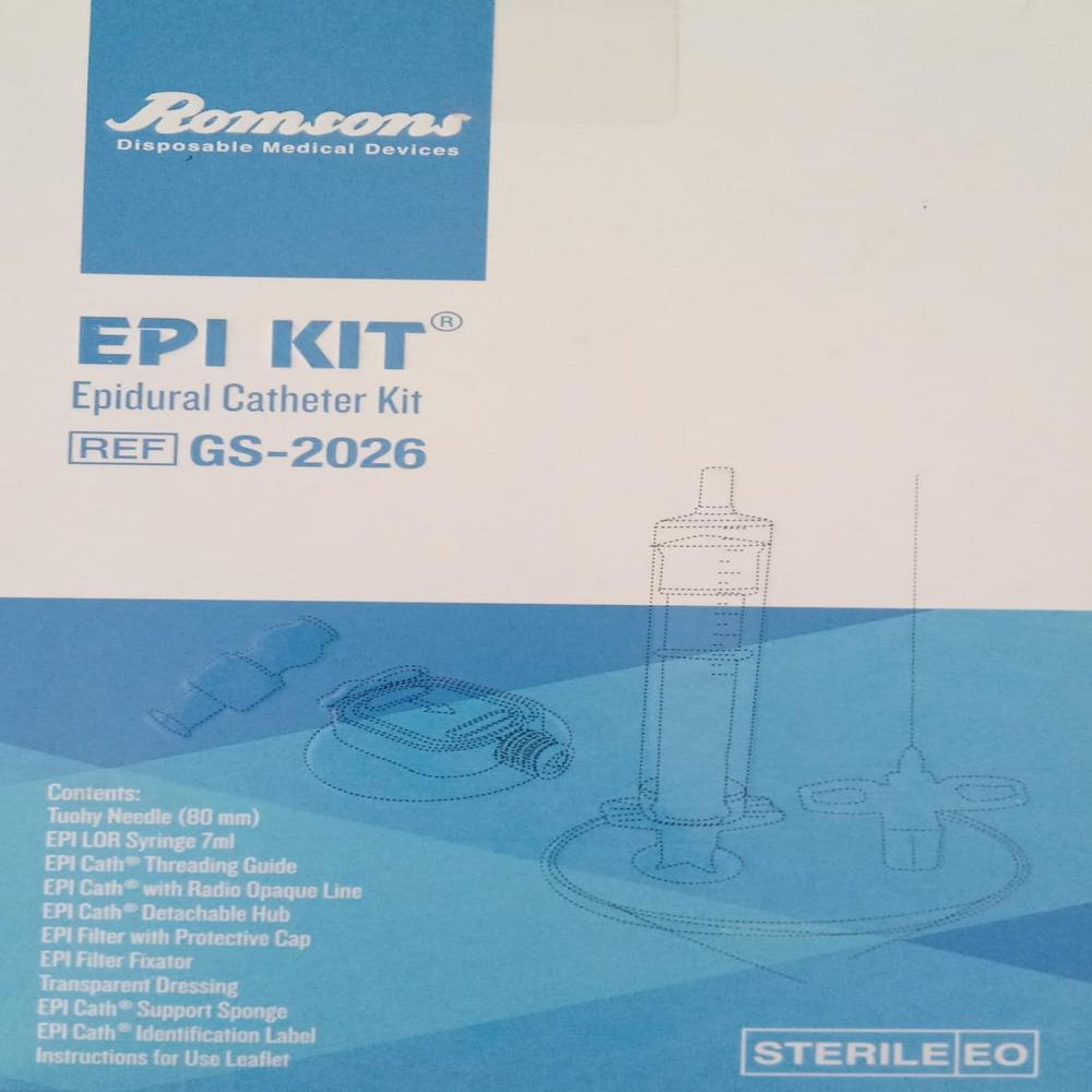 EPI KIT EPIDURAL CATHETER KIT 16NG