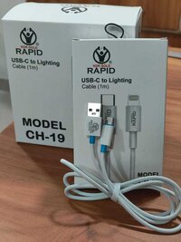 Rapid Lighting To Usb Cable - Body Material: Pvc (polyvinyl Chloride)
