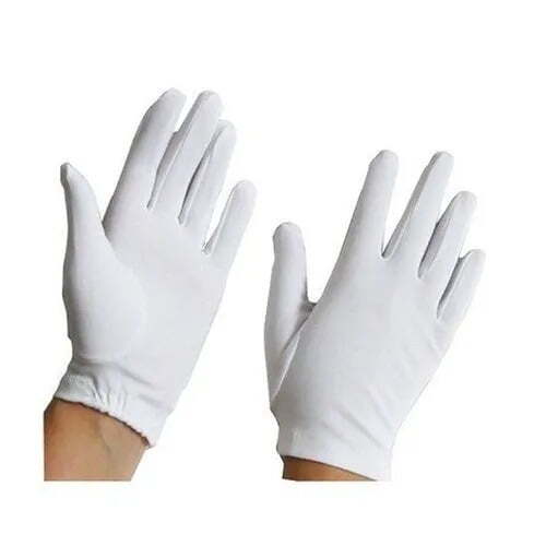 Hosiery Gloves - Cotton Hosiery, Unisex Design, Pristine White Color | Reliable Hand Protection for Industrial Use, Lightweight & Breathable