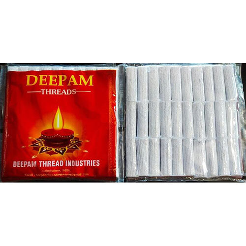 Oil Lamp Wicks - Color: White & Gray