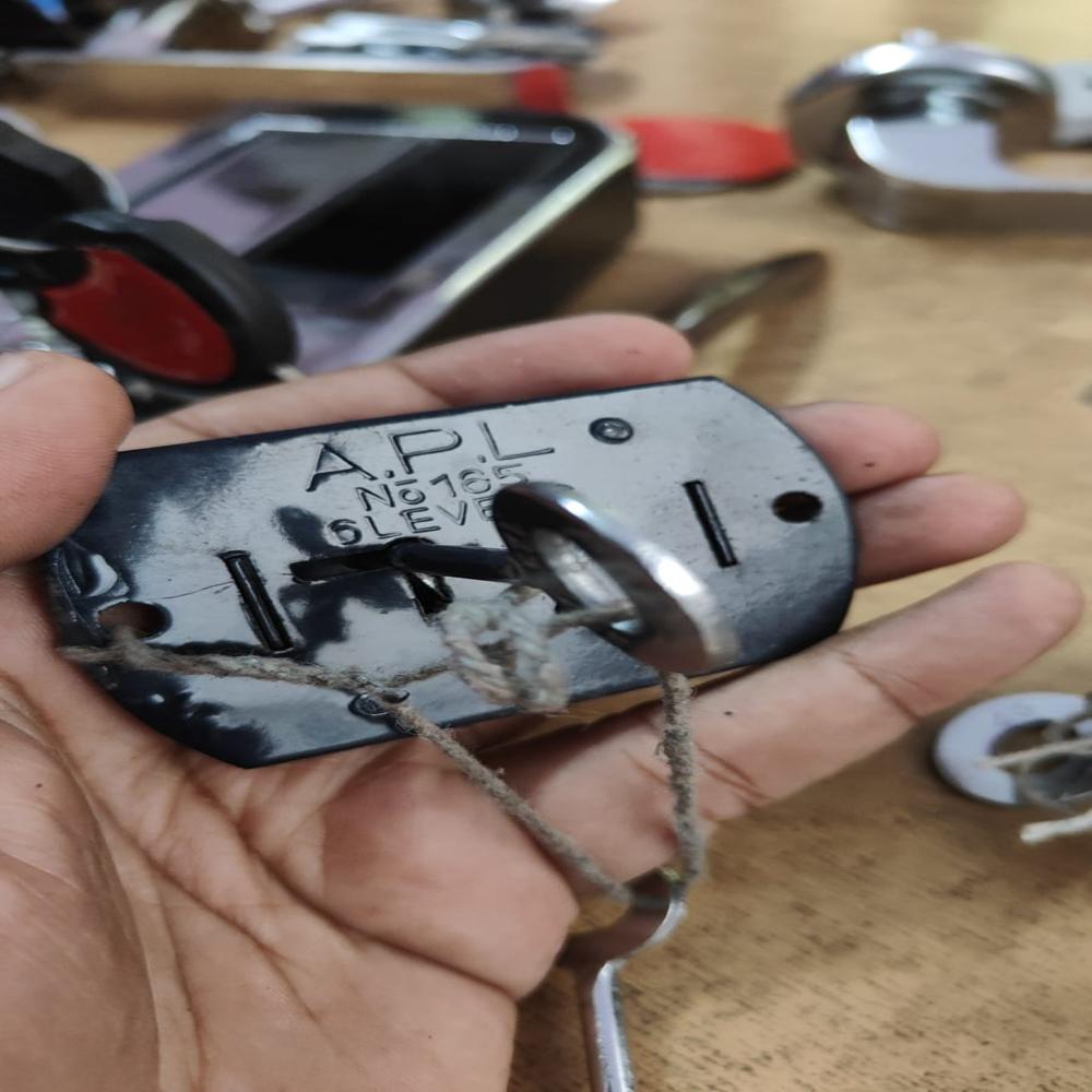 Bhatia Lock - Finish: Polishing