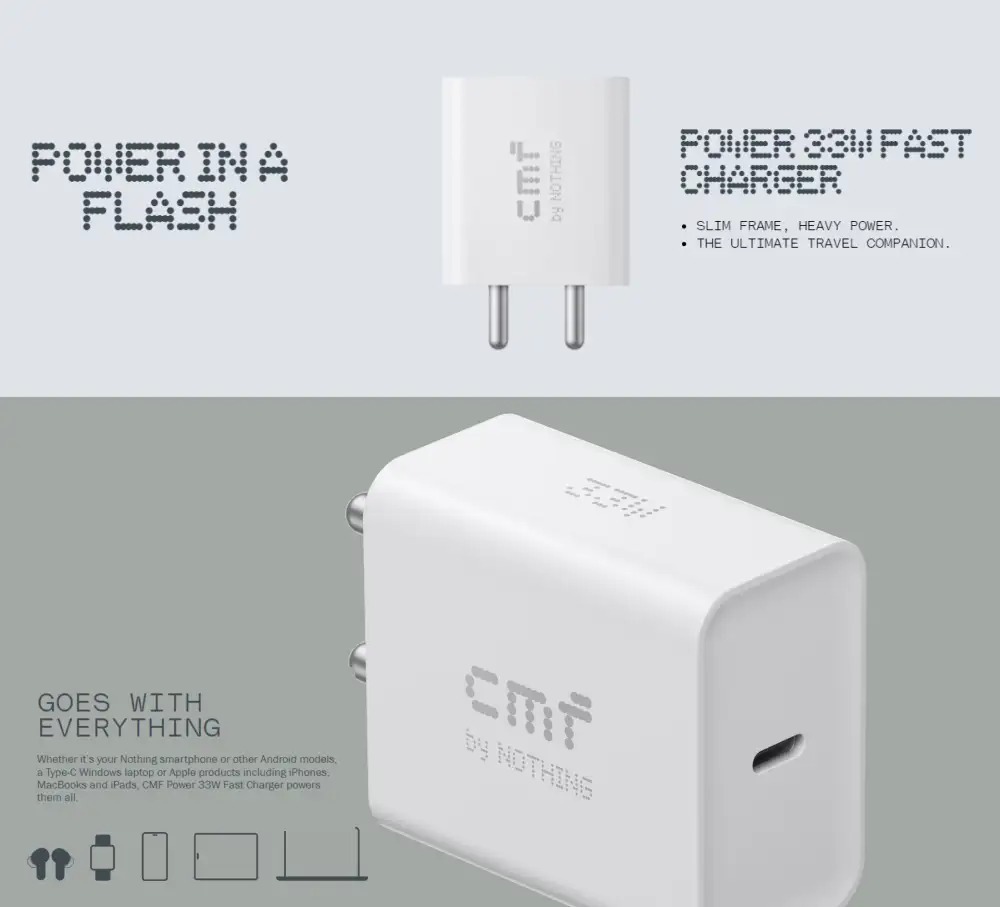 CMF by Nothing 33W Quick Charger