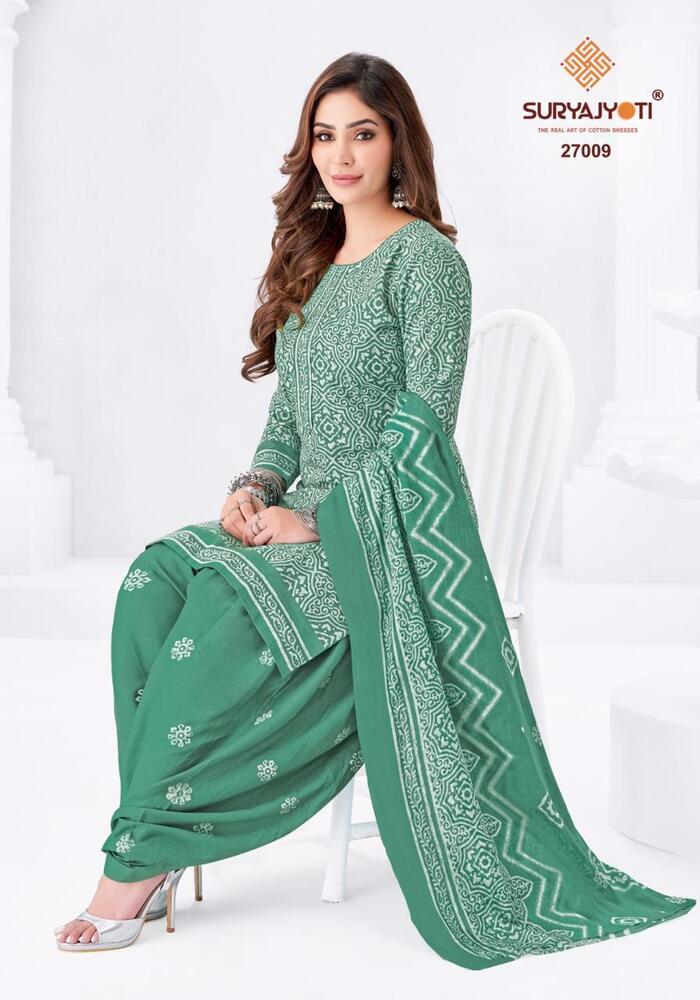 Suryajyoti Patiyala Kudi Vol-27 Dress Material