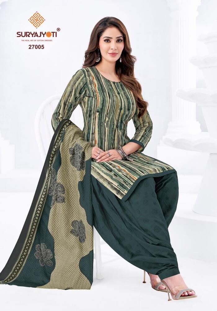 Suryajyoti Patiyala Kudi Vol-27 Dress Material