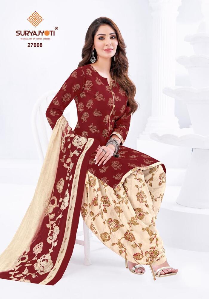 Suryajyoti Patiyala Kudi Vol-27 Dress Material