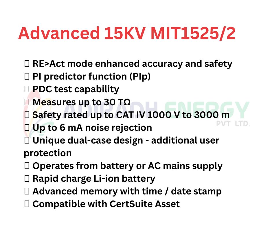 15KV Insulation Resistance Tester MIT1525/2