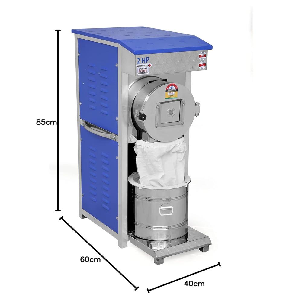 2hp Pulverizer Electric Blue - Dimension (L*w*h): 54 X 38 X 96 Centimeters Centimeter (Cm)