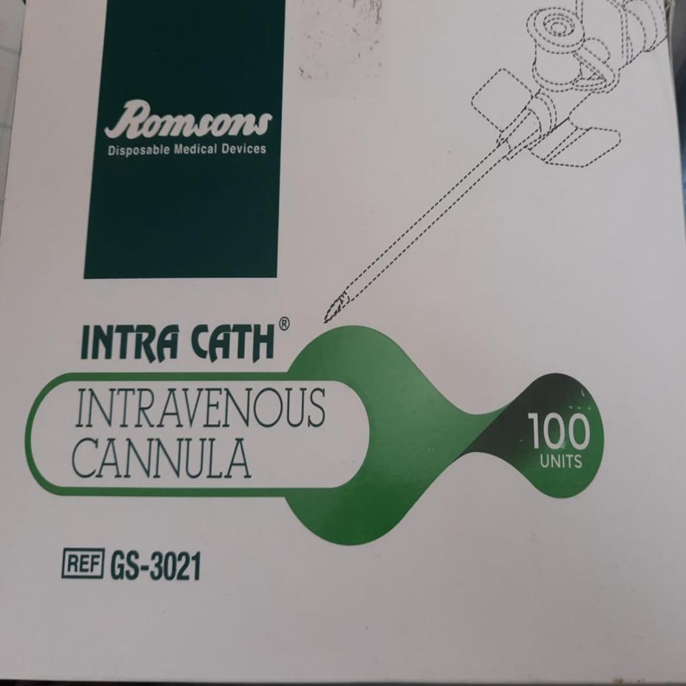 ROMSONS INTRA CATH INTRAVENOUS CANNULA