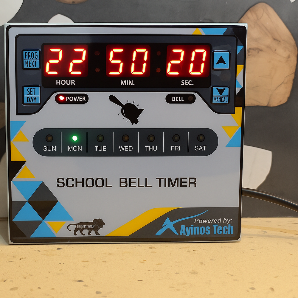 Automatic School Timer - Color: White