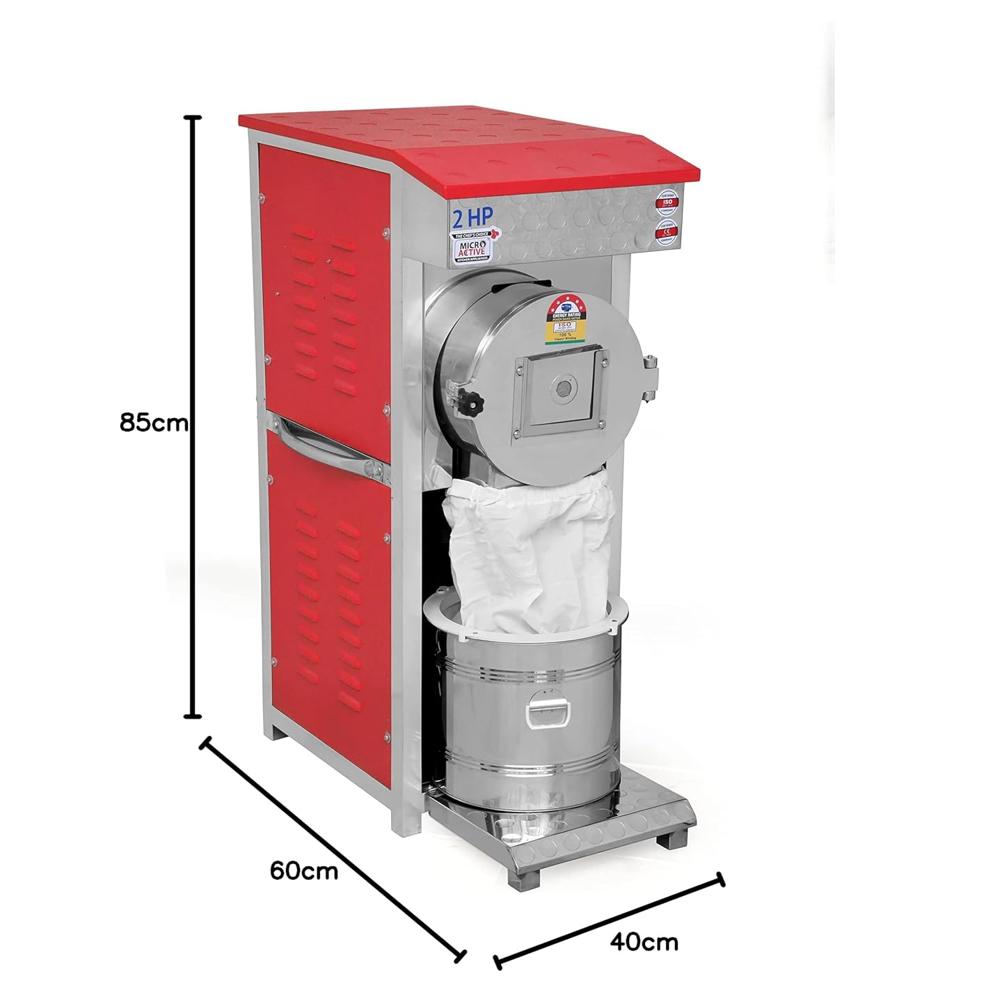 2hp Pulverizer Ignite Red - Dimension (L*w*h): 54 X 38 X 96 Centimeters Centimeter (Cm)