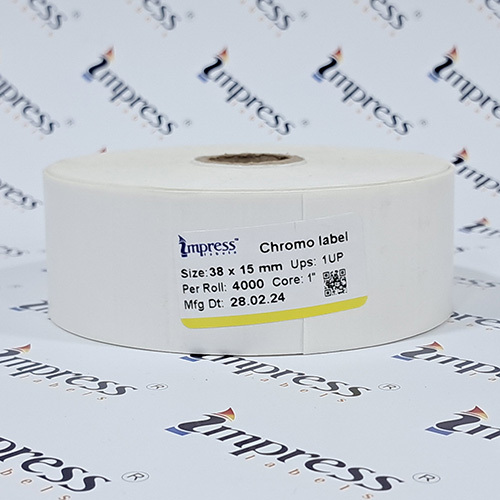 38 X 15 Mm Plain Barcode Label - Application: Used In Printer