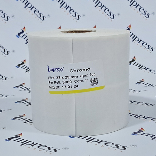 38 X 25 Mm Plain Barcode Label - Application: Used In Printer