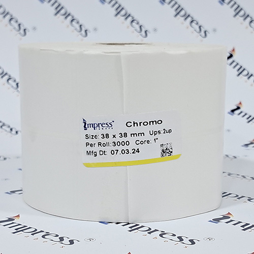 38 X 38 Mm Plain Barcode Label - Application: Used In Printer