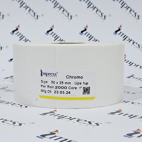 50 X 25 Mm Plain Barcode Label - Application: Used In Printer