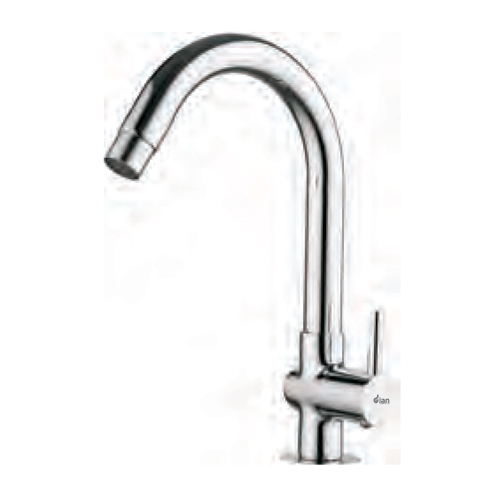 Flr-8805 Swan Neck Pillar Cock - Color: Silver